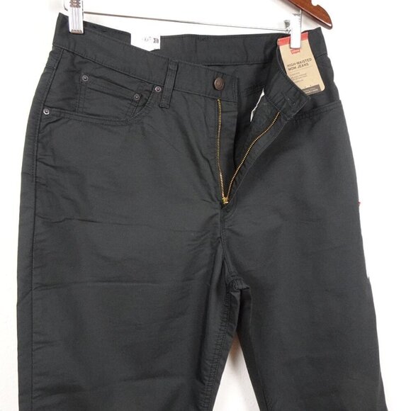 Levi's Mom Jeans Women's Size 31x30 Black Blended Fabric READ MEASUREMENTS - Picture 4 of 12